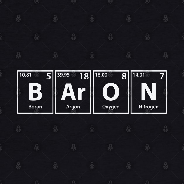 Baron (B-Ar-O-N) Periodic Elements Spelling by cerebrands